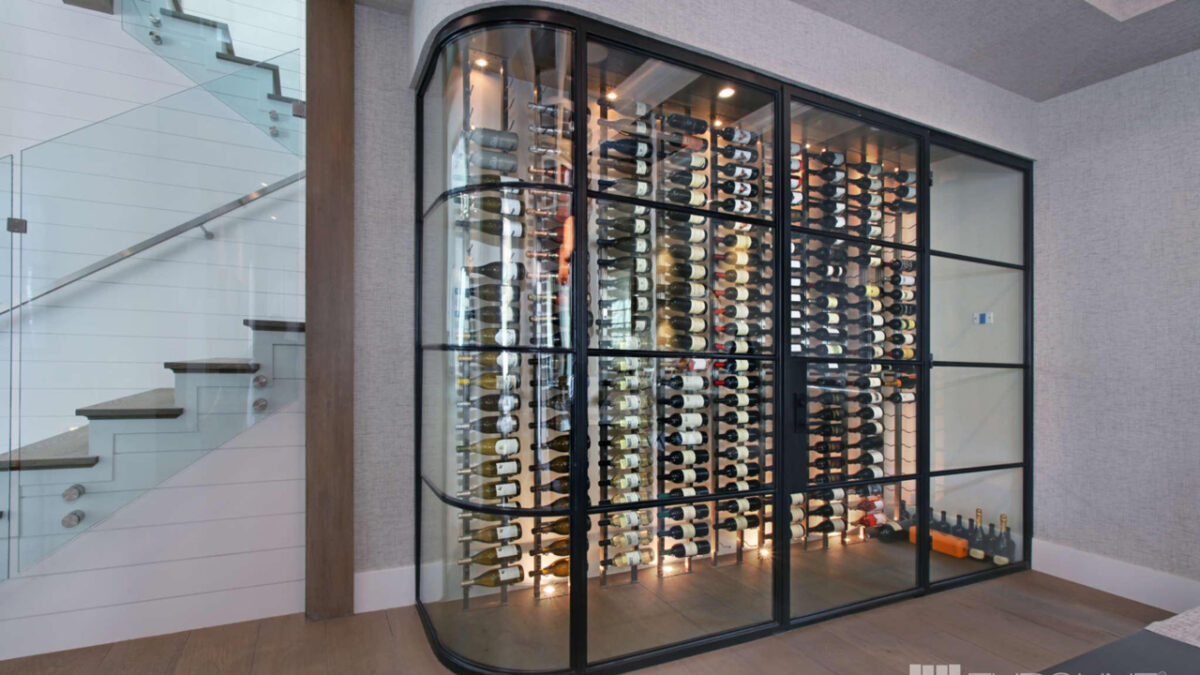 Designing Wine Rooms with Euroline Steel Wine Doors