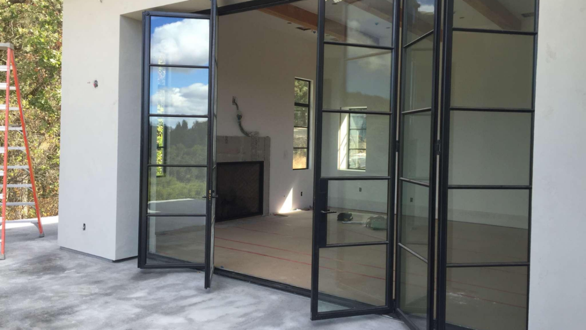 Steel doors